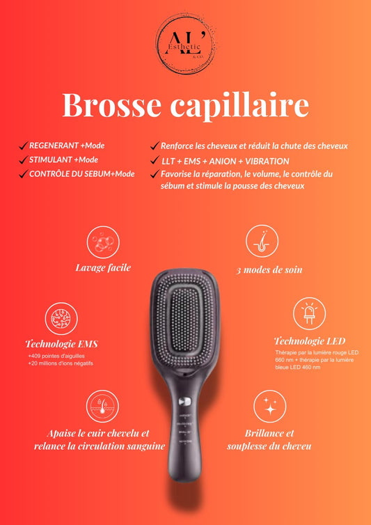 Brosse capillaire magique pour la repousse des cheveux